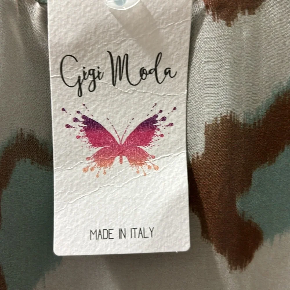 Gigi Moda NTW animal print tank fully lined.  Feels really nice - Picture 3 of 6